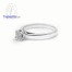 แหวนทองคำขาว แหวนเพชร  แหวนแต่งงาน แหวนหมั้น - R1367DWG